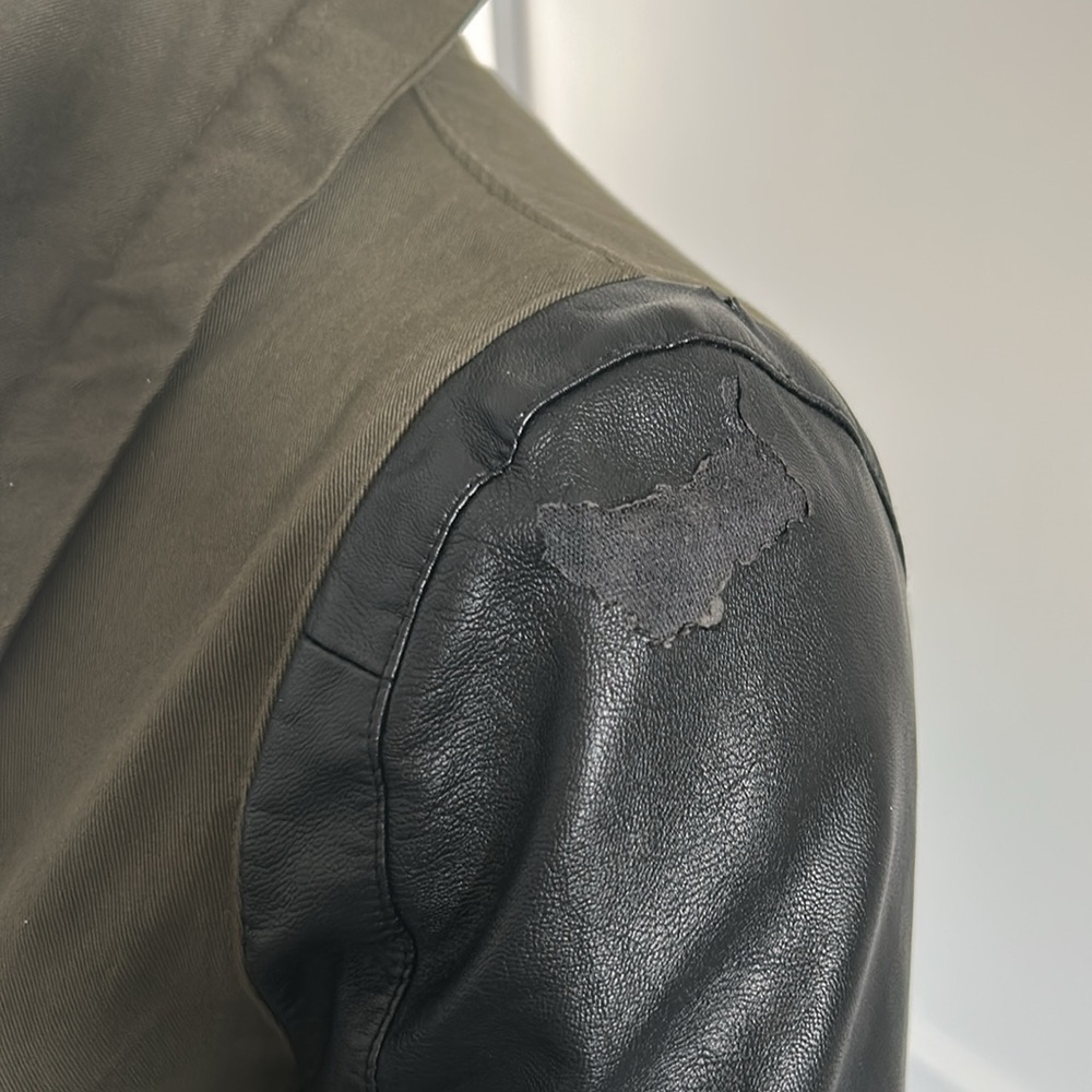 Love Destroyed Waterfall Bikers Jacket Cdn 🇨🇦 made - Picture 7 of 15